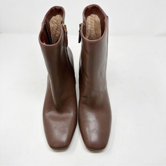 Cole Haan Maroon Leather Heeled Valley Square Chestnut Size 10 - Picture 4 of 9